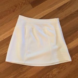 HUNTER white mini skirt